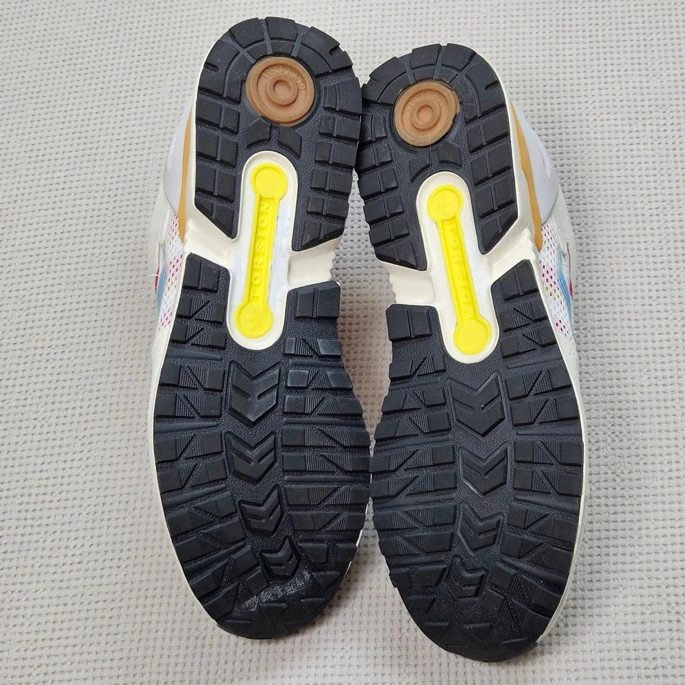 Adidas ZX‎ 10000 C Mens White Multi Color Retro Running Shoes FX6978 US Size 9.5